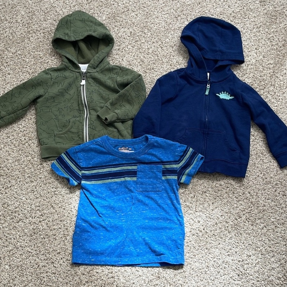 18 month Toddler Boy Sweatshirt and Shirt bundle